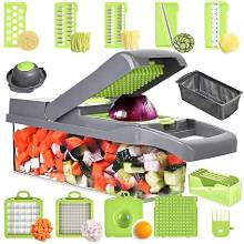 16 in 1 multifunction manual vegetable chopper and slicer