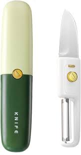 2in1 cute pocket knife and peeler